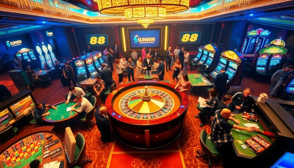 Experience SUNWIN 88 at an exciting casino where players win big at roulette and slot machines.